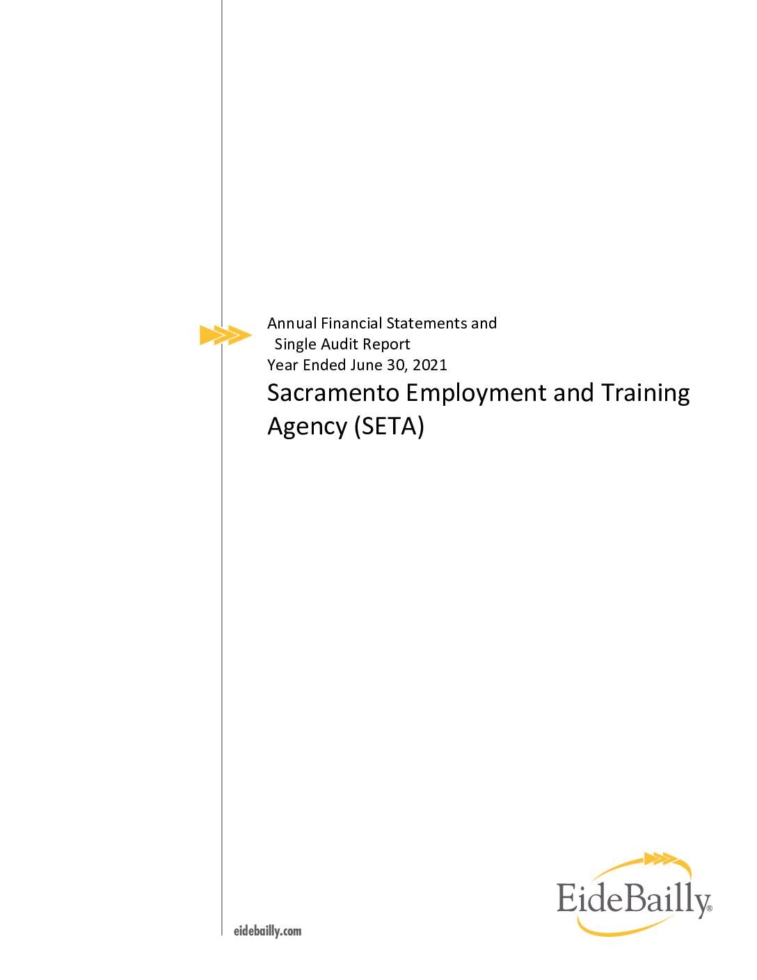 SETA 2021 Final Audit Report