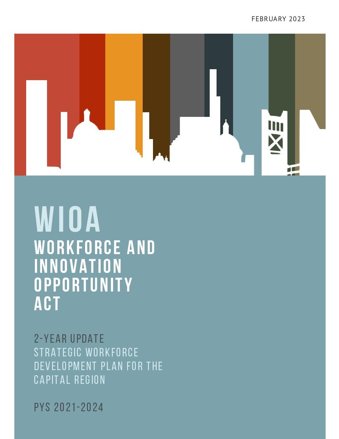 APPROVED / Capital Area Region Workforce Development Plan Update 2023