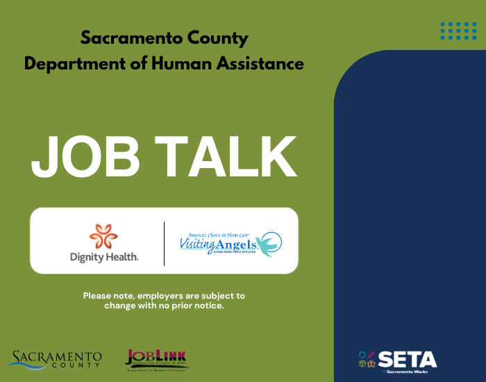 Sacramento County DHA Presents Job Talk 10/13/26