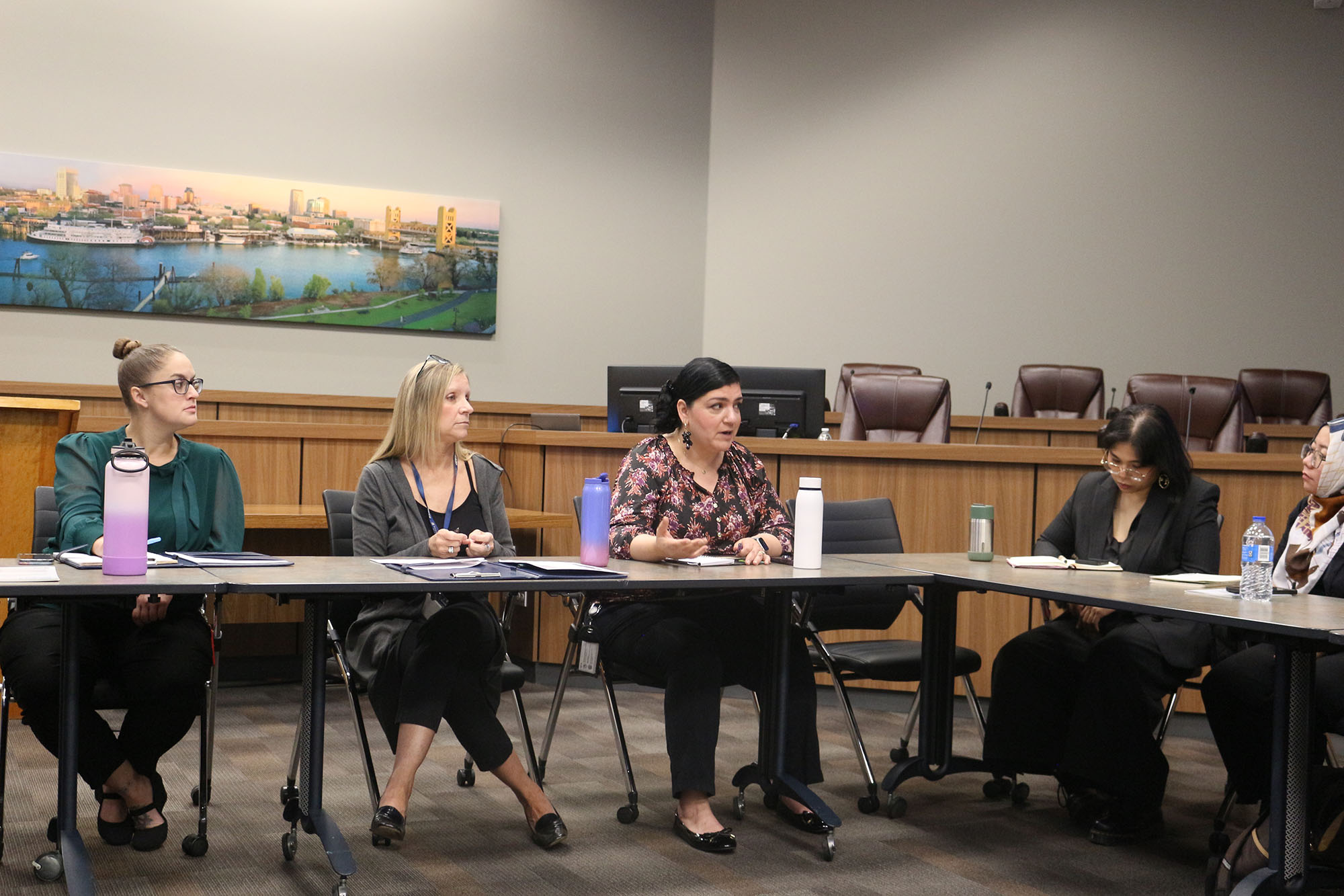 People in a conference room