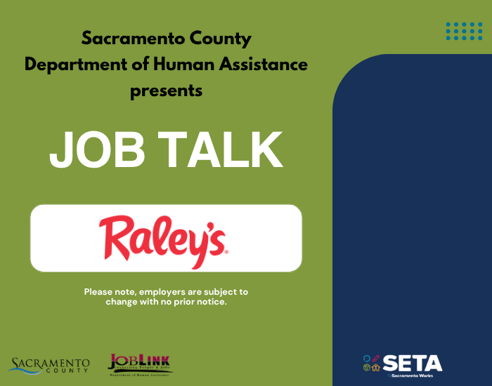 Sacramento County DHA Presents Job Talk 10-20-26